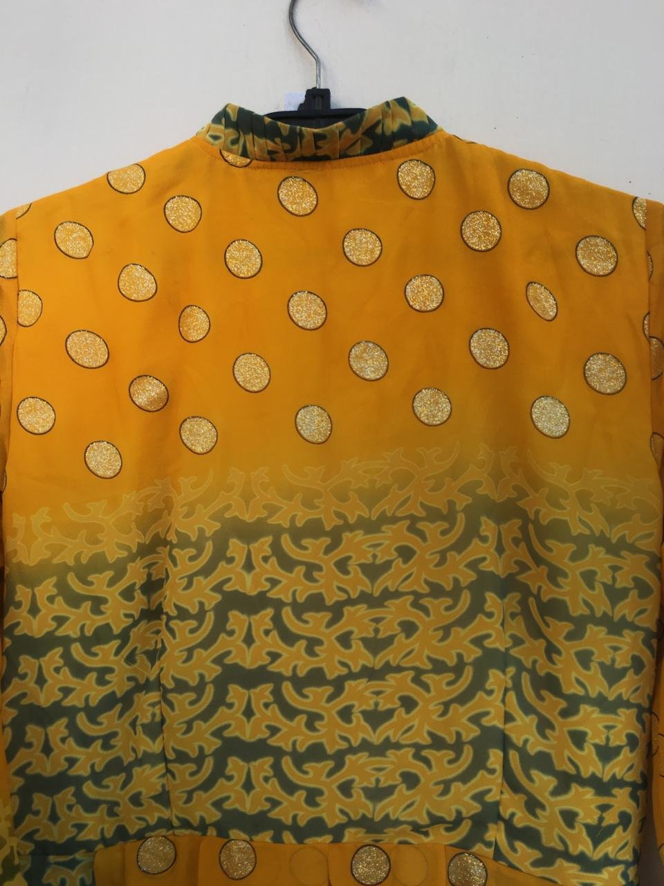 Saree with abstract art